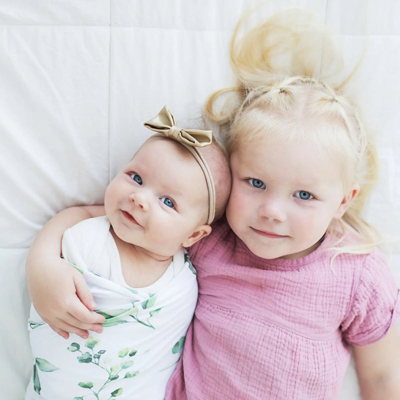 Buttery Soft and Stretchy Swaddle Blanket - Eucalyptus - Everetts Place: Online Boutique