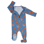 Sweet Bamboo Buckets Zipper Footie Basketball For Babies - Everetts Place Boutique - 