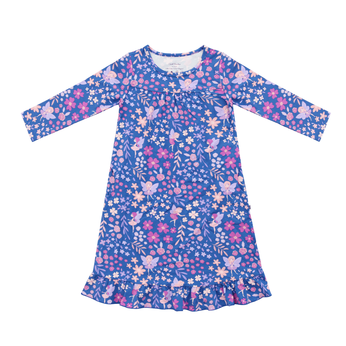 Sweet Bamboo Dream Boho Tea Length Dress For Girls Pockets - Everetts Place Boutique - 