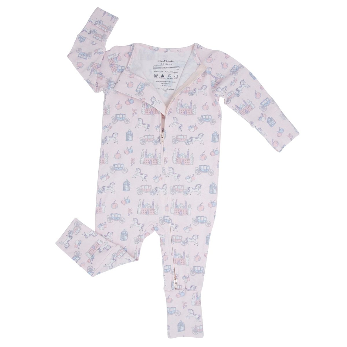 Sweet Bamboo Sweet Bamboo Fairy Godmother Convertible Romper Easy Change - Everetts Place Boutique - 