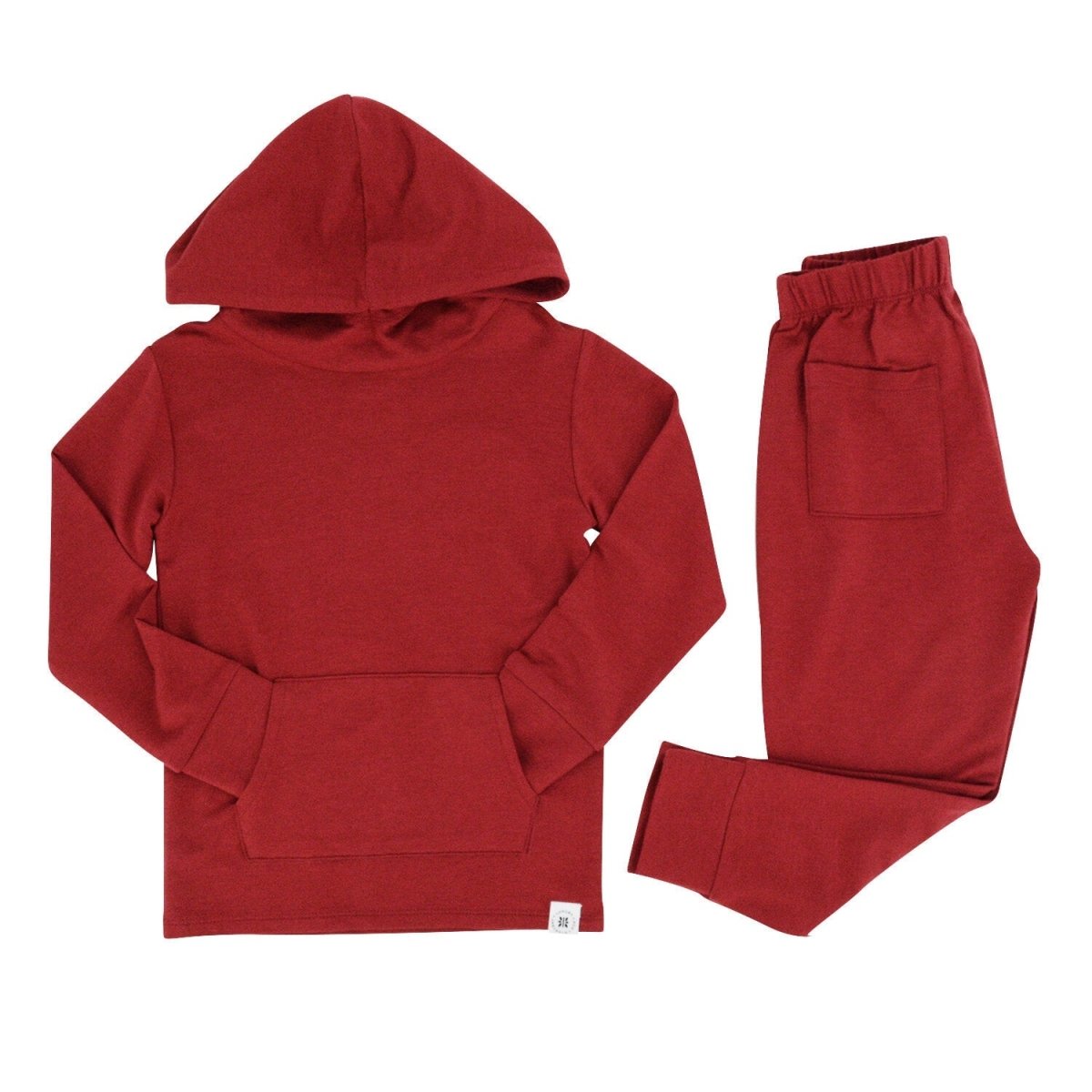 Sweet Bamboo Sweet Bamboo Hooded Jogger Set With Pockets For Kids - Everetts Place Boutique - 