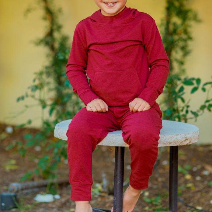 Sweet Bamboo Sweet Bamboo Hooded Jogger Set With Pockets For Kids - Everetts Place Boutique - 