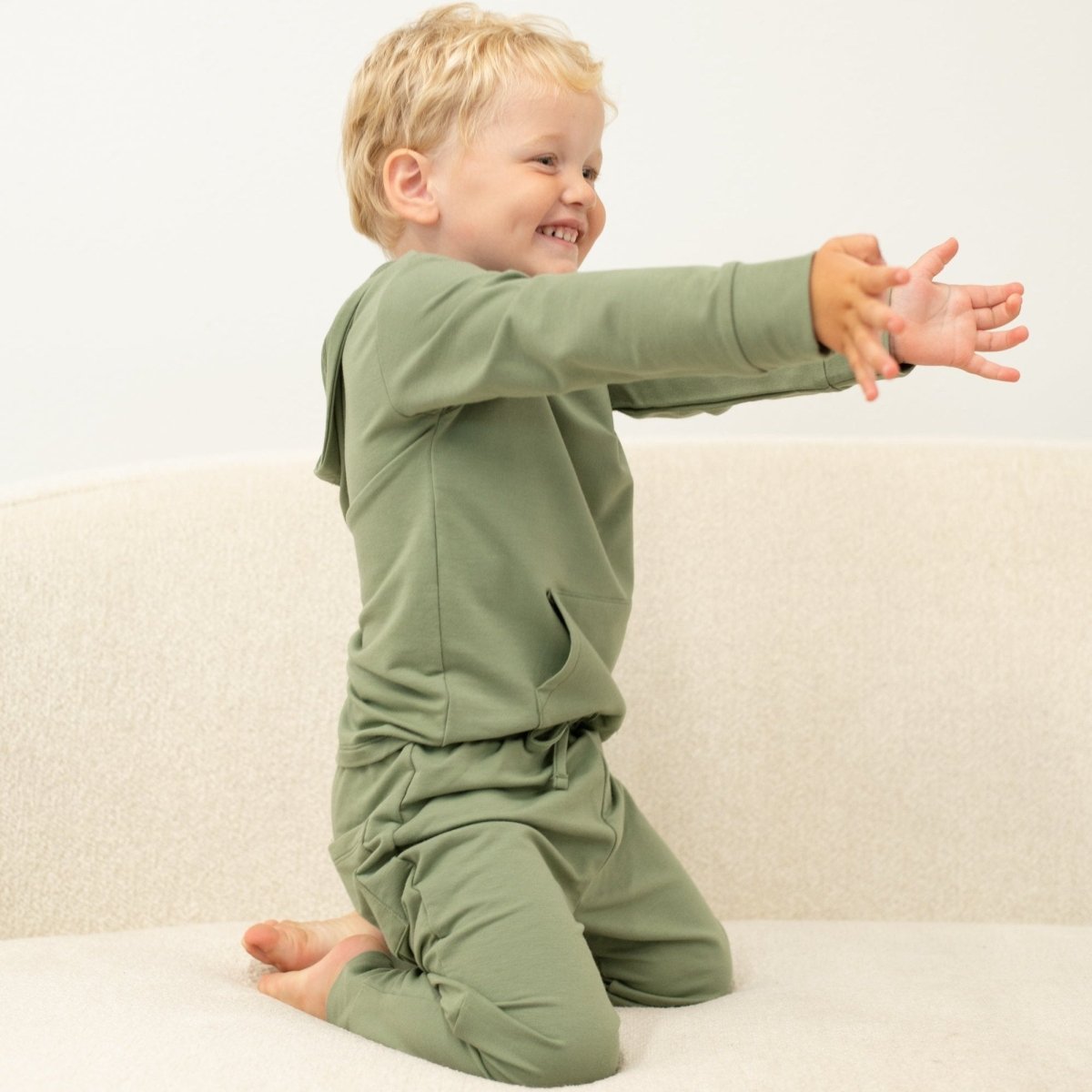 Sweet Bamboo Sweet Bamboo Hooded Jogger Set for Kids with Pockets - Everetts Place Boutique - 