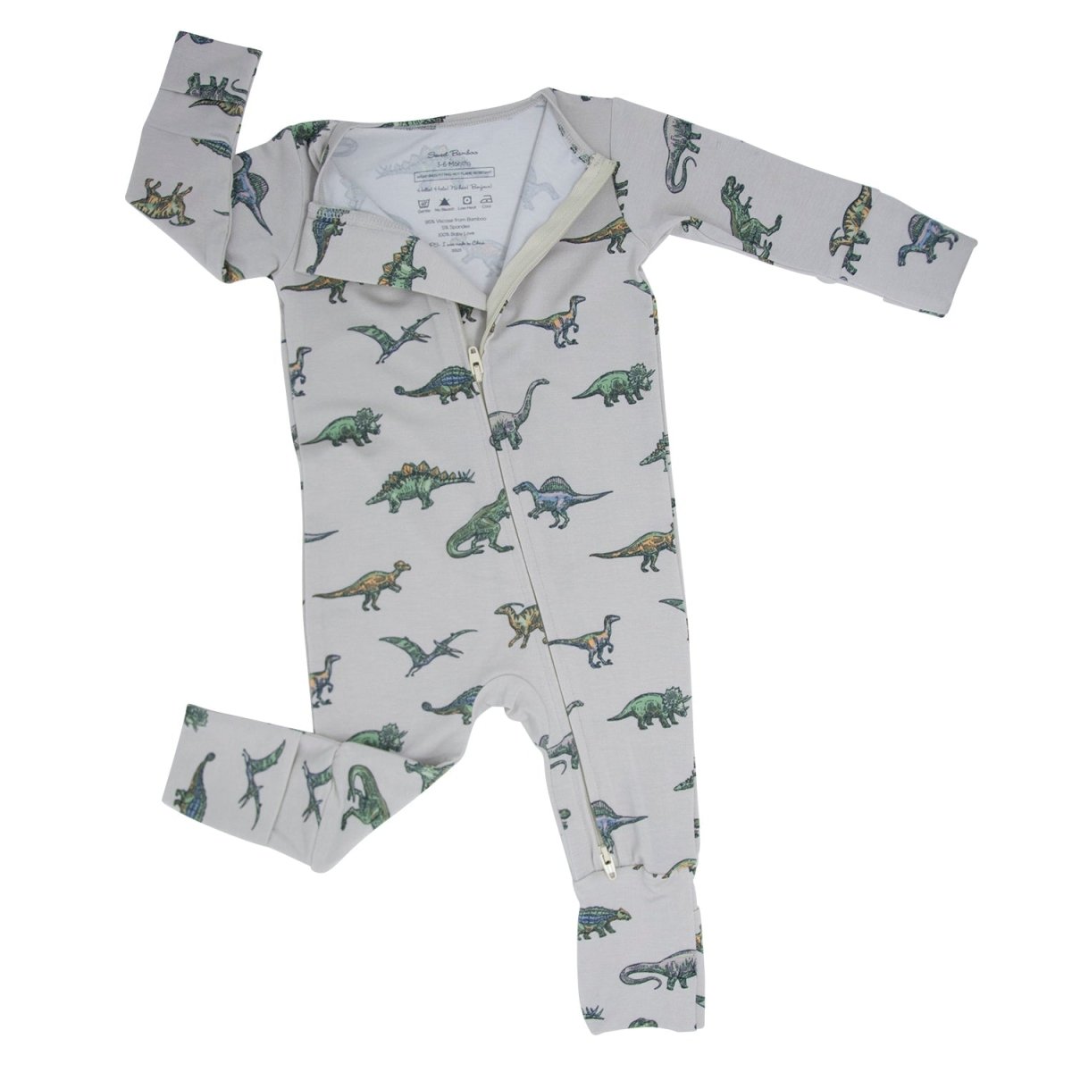 Sweet Bamboo Legendary Convertible Baby Romper With Two Way Zip - Everetts Place Boutique - 