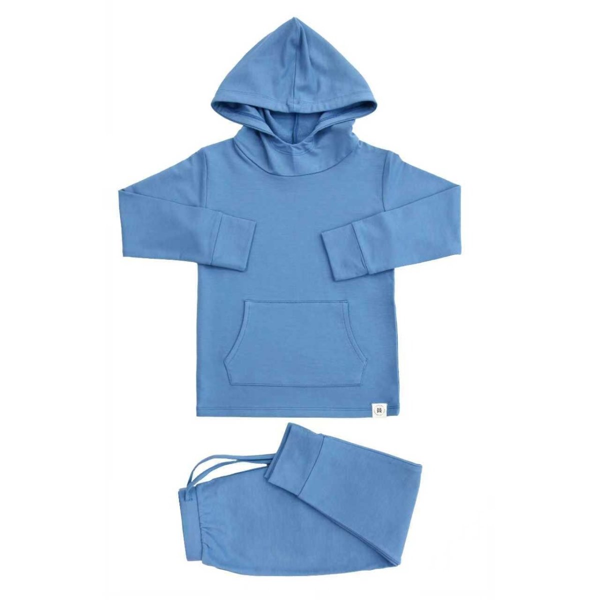 Sweet Bamboo Sailor Blue Hooded Jogger Set For Kids Sweet Bamboo Everetts Place: Online Boutique
