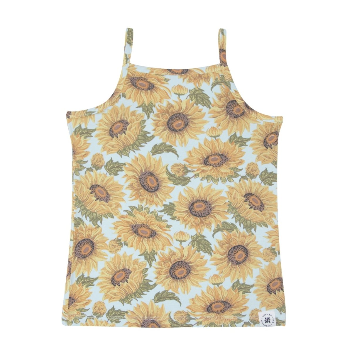Sweet Bamboo Sunflower Camisole Spaghetti Strap Top Sweet Bamboo Everetts Place: Online Boutique