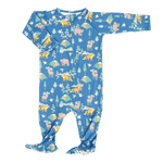 Sweet Bamboo True Grit Zipper Footie For Babies Two Way Zip Sweet Bamboo Everetts Place: Online Boutique