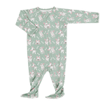 Sweet Bamboo Zipper Footie for Babies with Two Way Zip Sweet Bamboo Everetts Place: Online Boutique