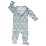 Sweet Bamboo Zipper Footie for Babies with Two Way Zip Sweet Bamboo Everetts Place: Online Boutique