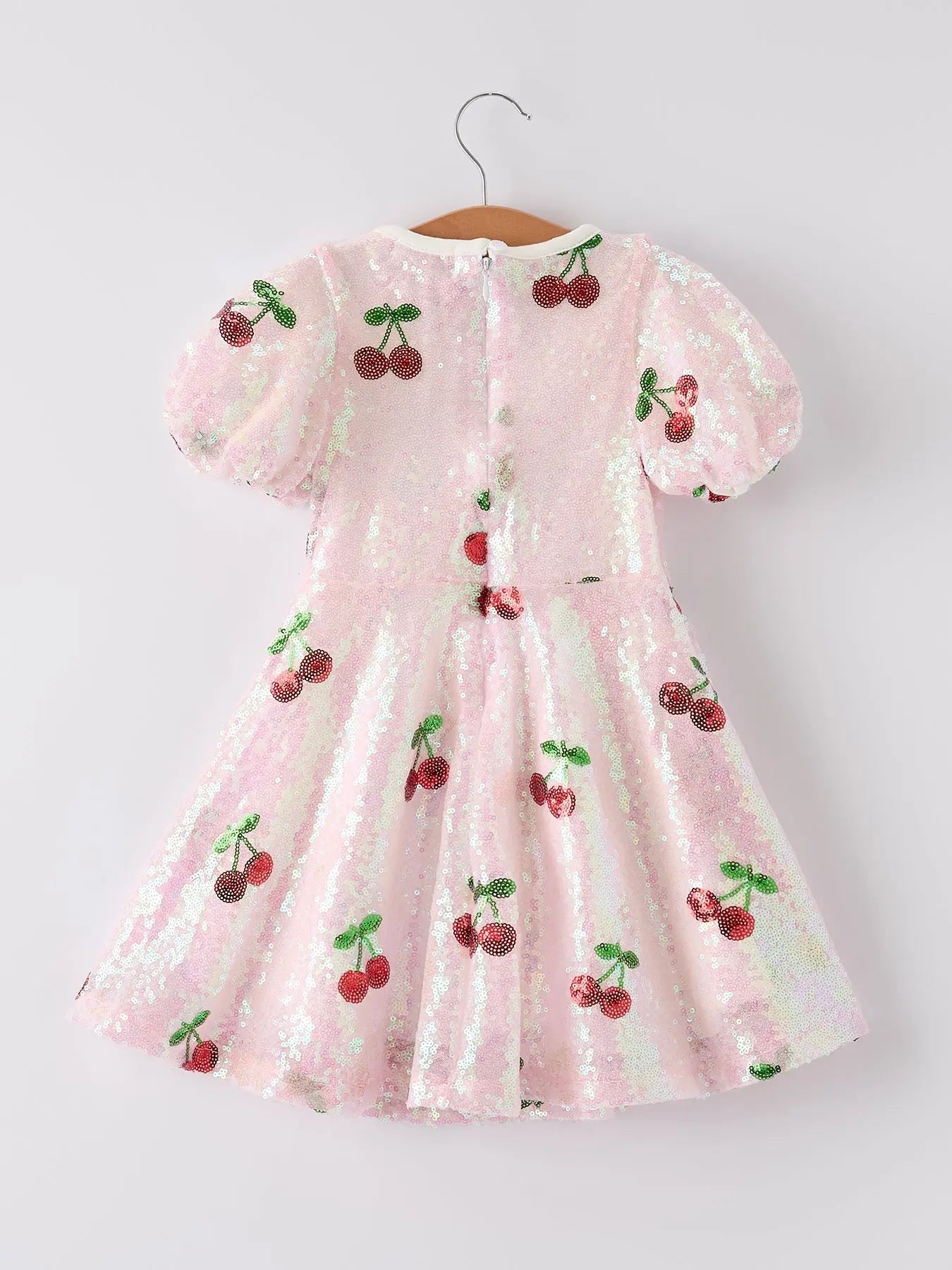 Sweet Cherry Sequins Cute Dress for Girls Rylee Faith Designs Everetts Place: Online Boutique