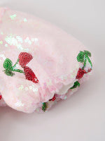 Rylee Faith Designs Sweet Cherry Sequins Cute Dress for Girls - Apparel & Accessories > Clothing > Activewear Dress