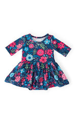 Sweet Gardenia Three Quarter Twirl Bodysuit For Babies Mila & Rose ® Everetts Place: Online Boutique