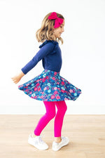 Sweet Gardenia Twirl Skegging Girls Skirted Leggings - Everetts Place Boutique - 