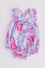Sweet Springtime Ruffle Cross Back Romper for Summer - Everetts Place Boutique - Ruffle Cross Back Romper