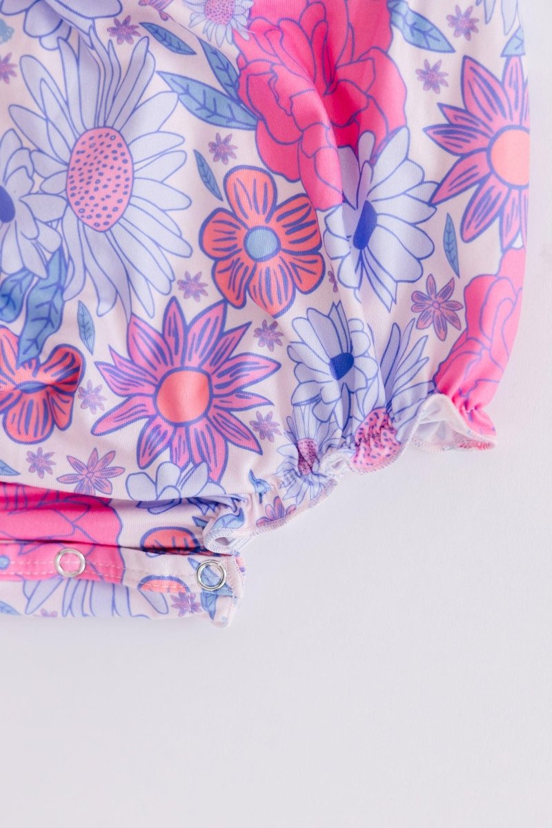 Sweet Springtime Ruffle Cross Back Romper for Summer - Everetts Place Boutique - Ruffle Cross Back Romper