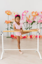 Sweet Strawberries Flutter Sleeve Leotard For Girls - Everetts Place Boutique - Flutter Leotard S/S