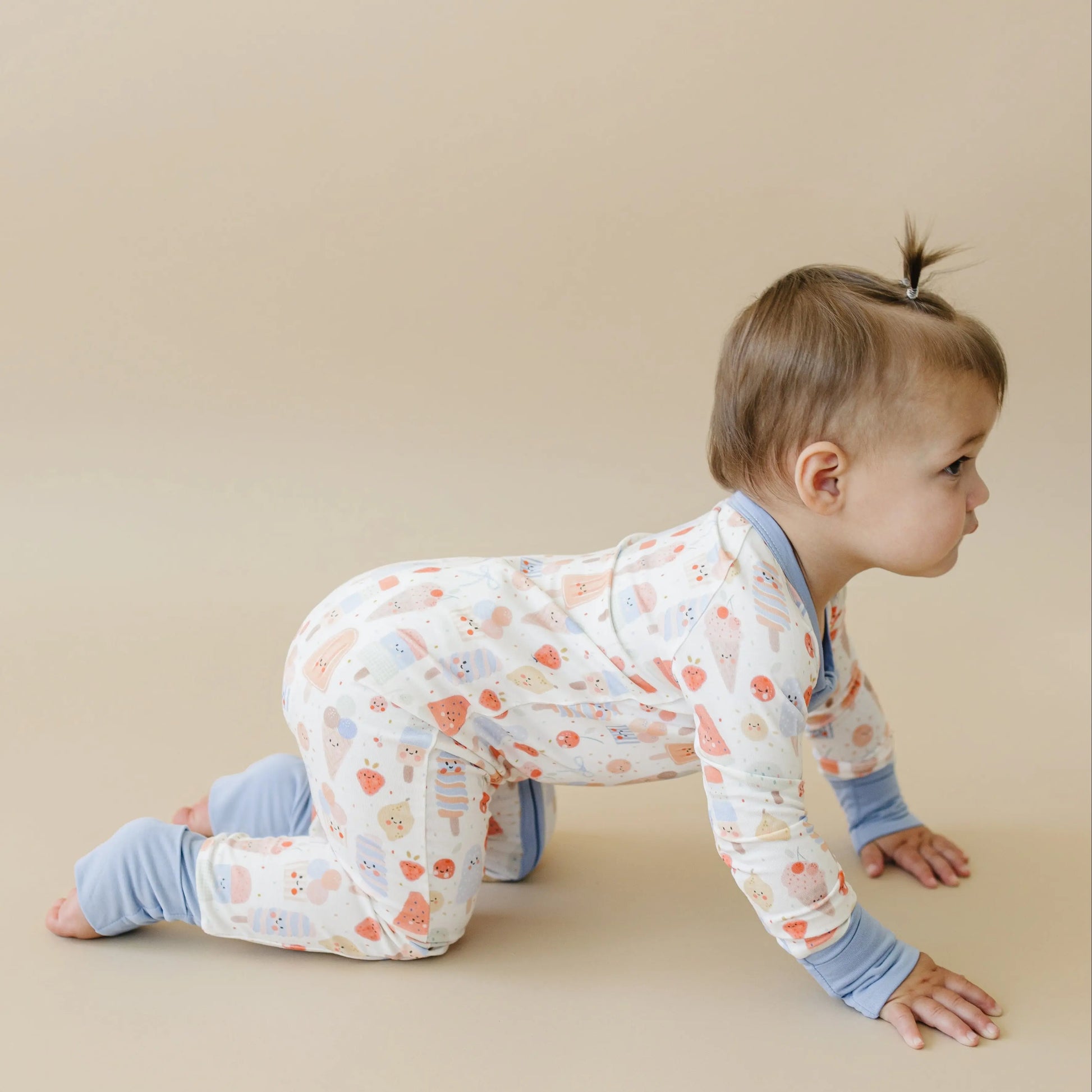 Sweet Summertime Bamboo Zippy Romper For Babies Soft Little Joy Co. Everetts Place: Online Boutique