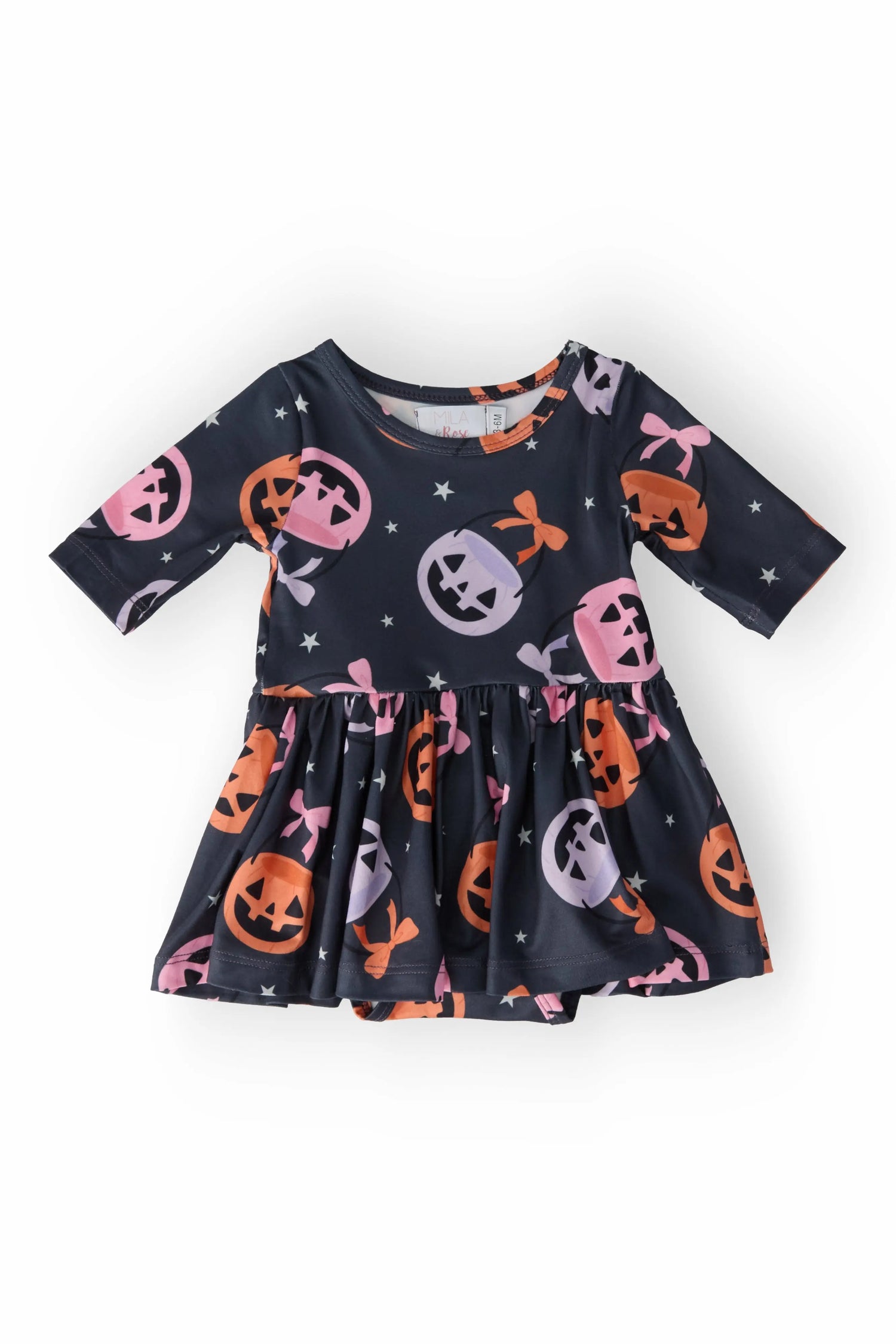 Sweet Tooth 3/4 Sleeve Twirl Baby Bodysuit Mila And Rose Mila & Rose ® Everetts Place: Online Boutique