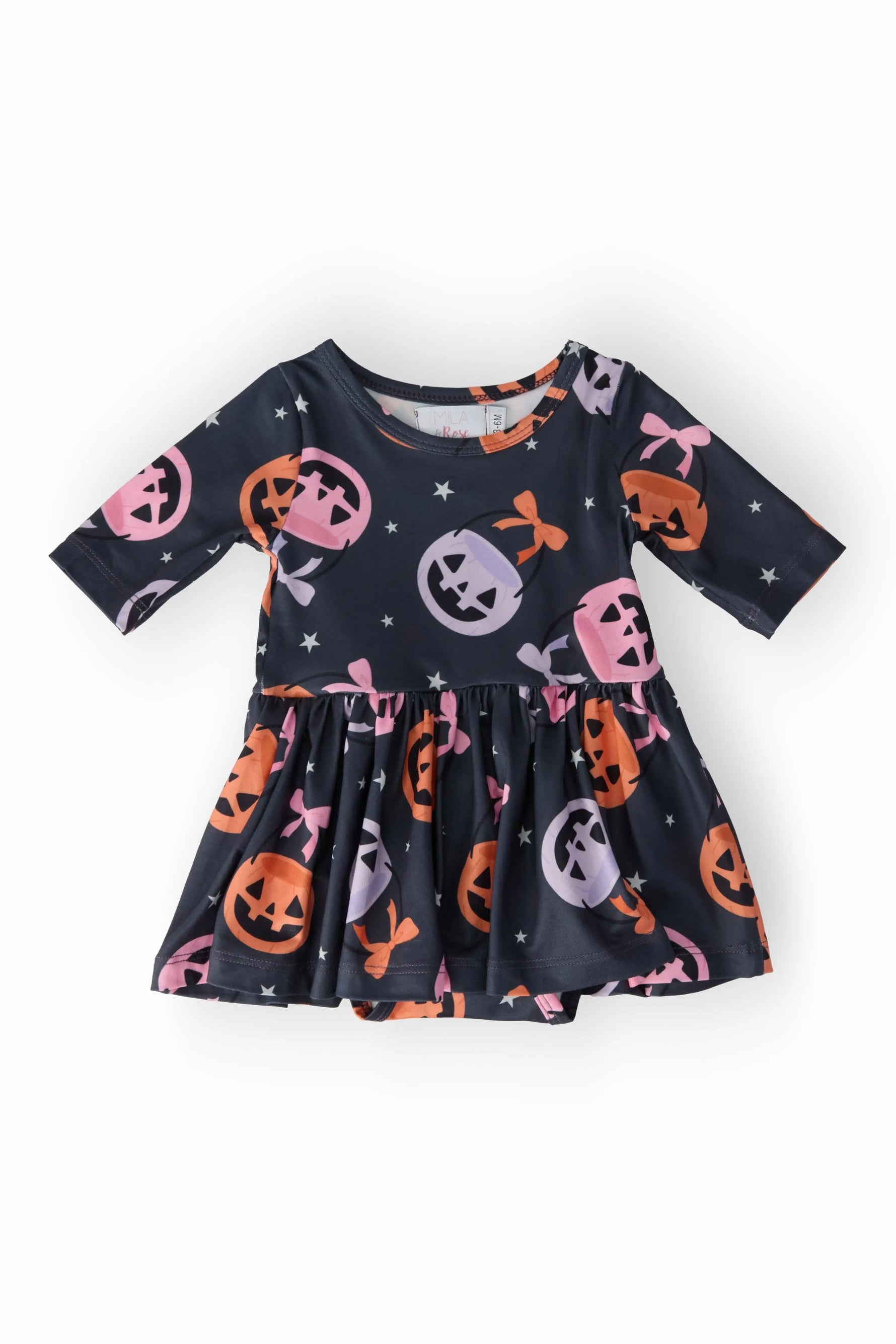 Sweet Tooth 3/4 Sleeve Twirl Baby Bodysuit Mila And Rose Mila & Rose ® Everetts Place: Online Boutique