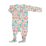 Sweet Tooth Zipper Footie Baby Onesie With Two Way Zipper Sweet Bamboo Everetts Place: Online Boutique