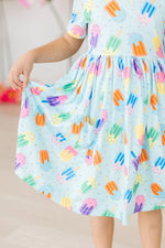 Mila & Rose ® Sweet Treat Short Sleeve Pocket Twirl Dress For Toddlers - Apparel & Accessories > Clothing > Dresses Twirl Pocket Dress S/S