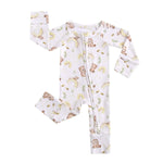Luxie Charm Sweet as Honey Zippered Baby Romper - Everetts Place Boutique - 