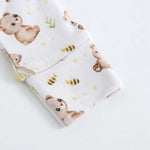 Luxie Charm Sweet as Honey Zippered Baby Romper - Everetts Place Boutique - 
