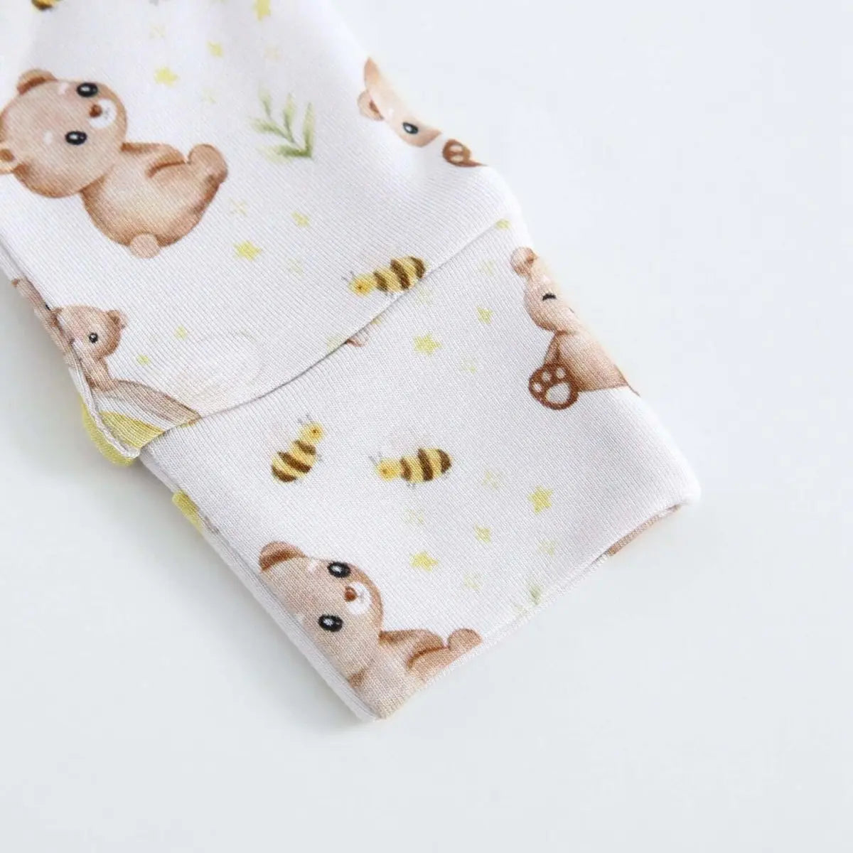 Luxie Charm Sweet as Honey Zippered Baby Romper - Everetts Place Boutique - 