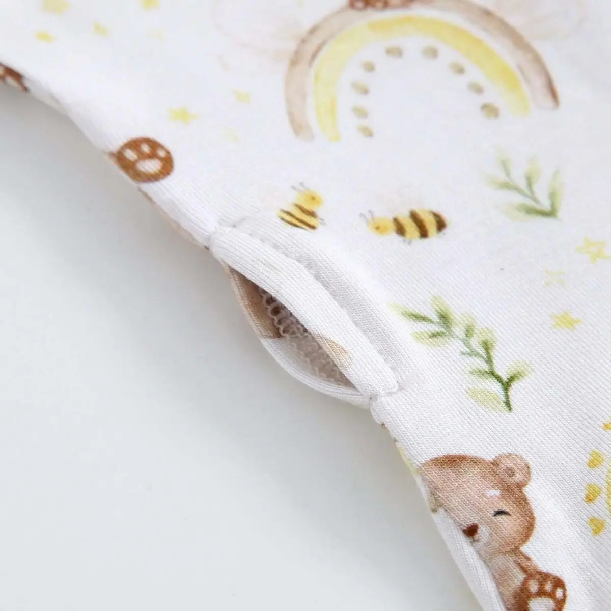 Luxie Charm Sweet as Honey Zippered Baby Romper - Everetts Place Boutique - 
