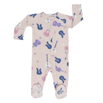 Swifties Rift Zipper Footie With Silicone Grips Two Way Sweet Bamboo Everetts Place: Online Boutique