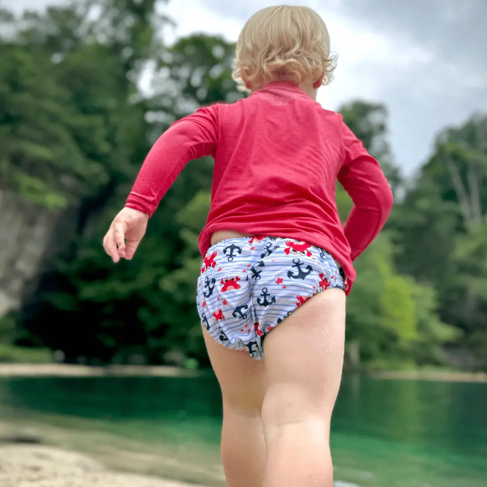 Swim Diaper - Crabby - Baby & Toddler Clothing, Underpants, Briefs, Thigh, Undergarment | Everetts Place