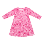 Swirly Love Dress For Girls Empire Waist Knee Length Sweet Bamboo Everetts Place: Online Boutique
