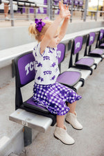TCU Plaid Frog Ruffle Twirl Skort for Girls Apparel Mila & Rose ® Everetts Place: Online Boutique