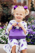 TCU White Frog Twirl Dress With Pocket Three Quarter Sleeve - Everetts Place Boutique - 