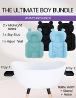 Elevated Ergonomic Baby Bathtub for Infants & Toddlers by Babu Bath
