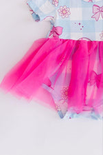 Take Me Out To The Bow Game Tutu Bodysuit For Baby Girls Mila & Rose ® Everetts Place: Online Boutique