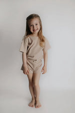 Three Little Tots Tan Waffle Set - 