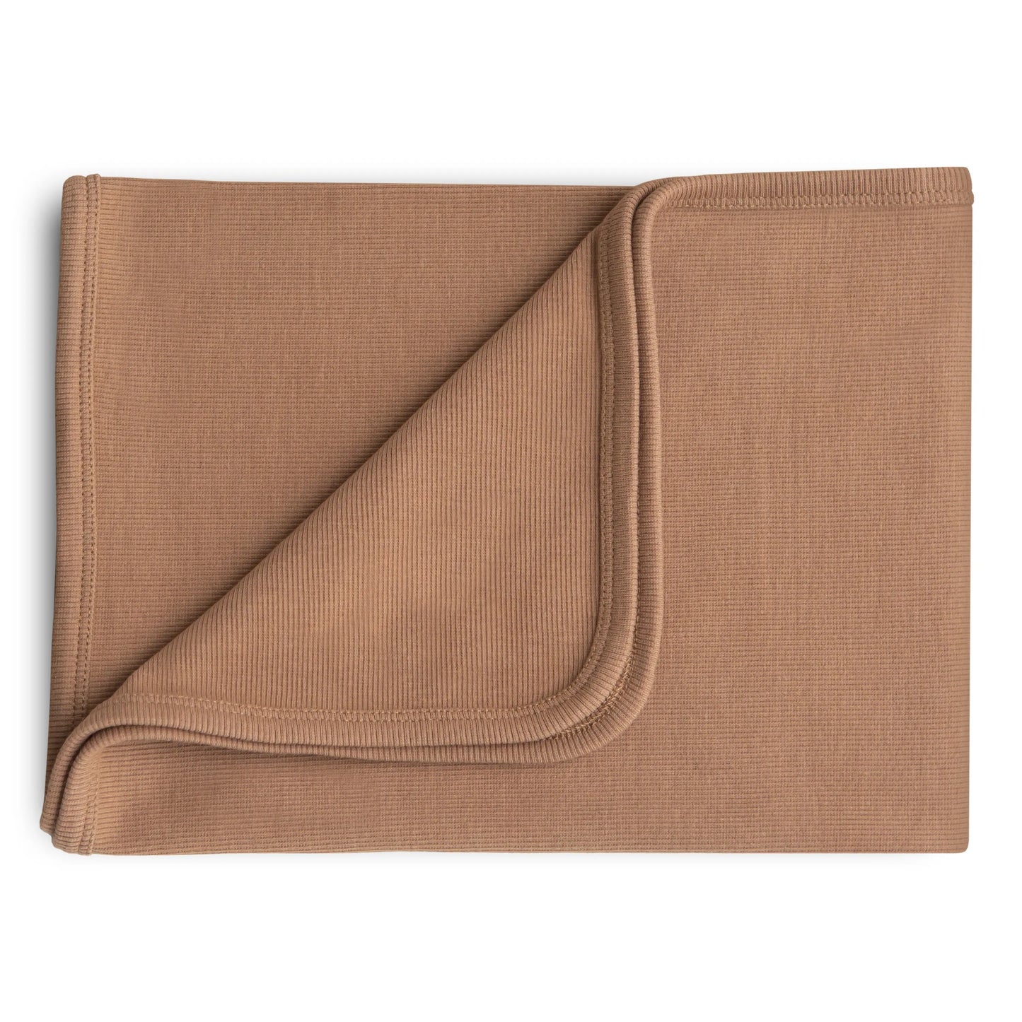 Ribbed Baby Blanket Made From Soft Organic Cotton Mushie