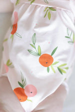 Mila & Rose ® Tangerine Ruffle Cross Back Romper - 