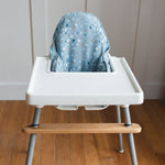 Little Joy Co. Teal Terrazzo Cushion Cover for IKEA Antilop Highchair - Furniture > Baby & Toddler Furniture > High Chair & Booster Seat Accessories