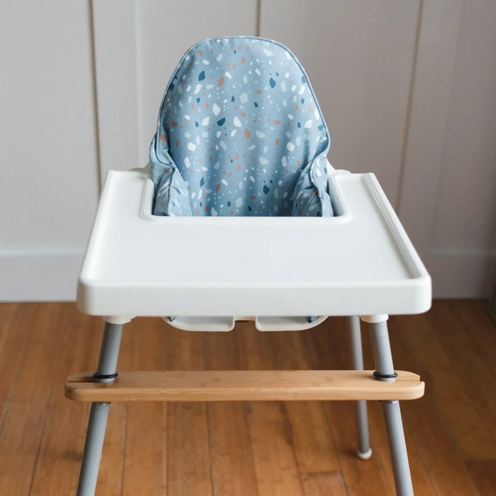 Teal Terrazzo Cushion Cover for IKEA Antilop Highchair Little Joy Co. Everetts Place: Online Boutique