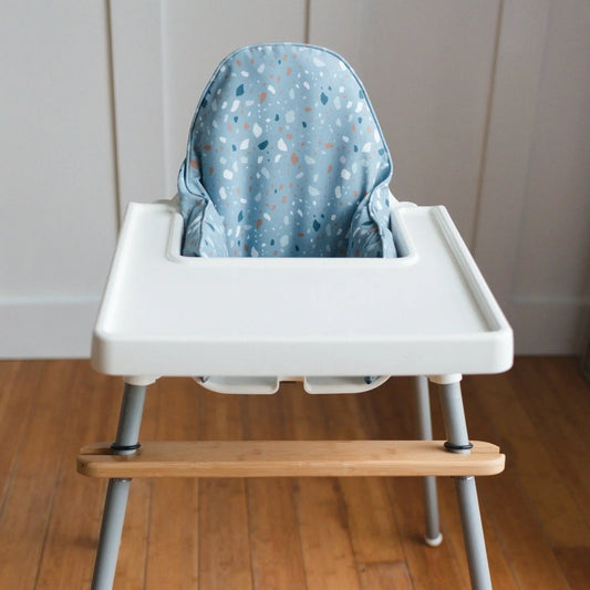 Teal Terrazzo Cushion Cover for IKEA Antilop Highchair Little Joy Co. Everetts Place: Online Boutique