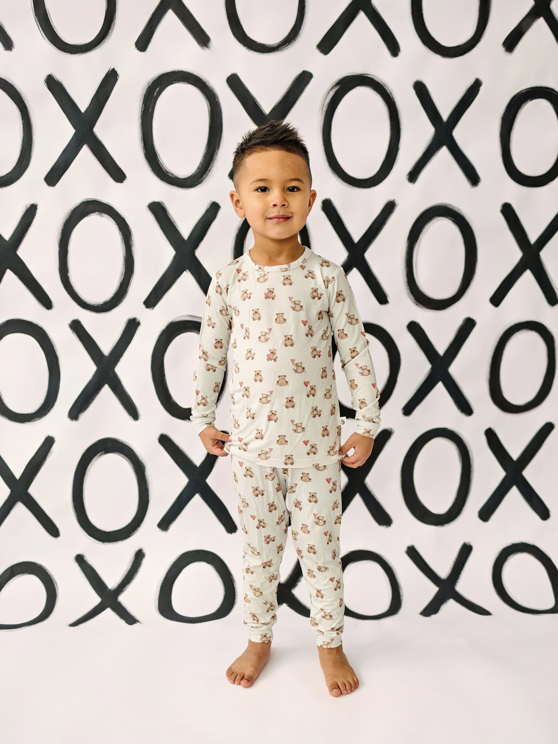 Teddy Gram 2pc Bamboo Pajamas Cozy Sleep Set For Women Little Joy Co. Everetts Place: Online Boutique