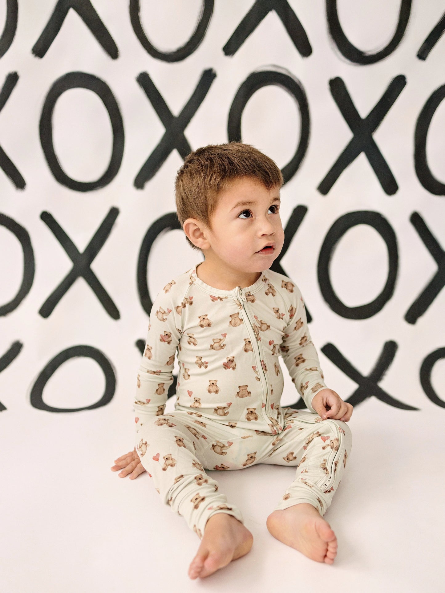 Teddy Gram Bamboo Zippy Pajamas Baby Sleepwear For Newborns Little Joy Co. Everetts Place: Online Boutique