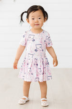 Tee Time Short Sleeve Twirl Baby Bodysuit Mila Rose - Everetts Place Boutique - 