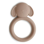 Mushie Dog Teether Made From Non Toxic Food Grade Silicone Soft And Safe For Babies - Baby & Toddler > Baby Health > Pacifiers & Teethers teether