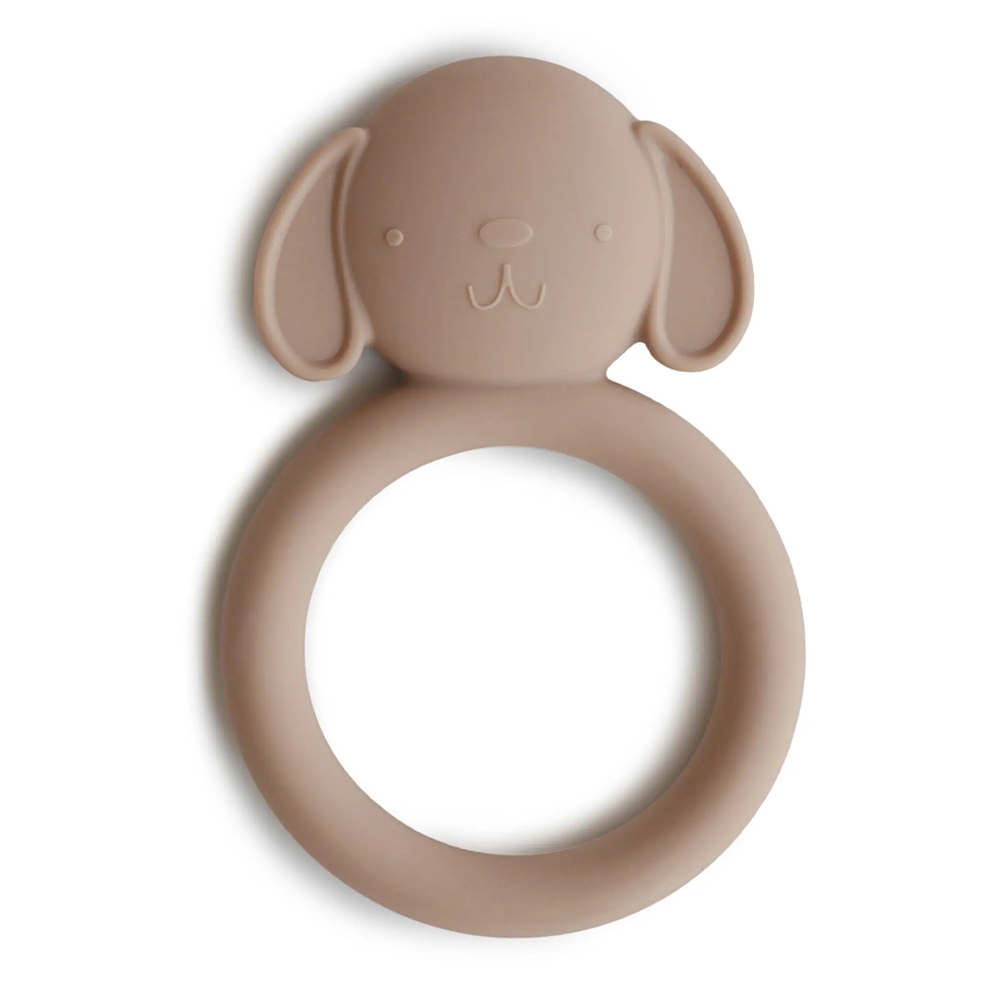 Dog Teether Made From Non Toxic Food Grade Silicone Soft And Safe For Babies Mushie