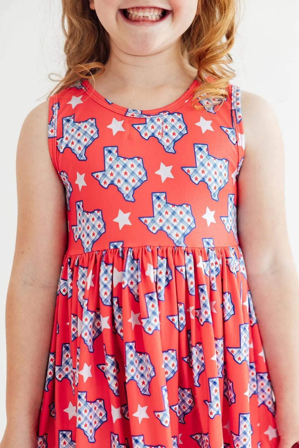 Texas Pride Tank Twirl Dress - Day Dress, Pink, Dress, Baby & Toddler Clothing, One-piece garment | Everetts Place
