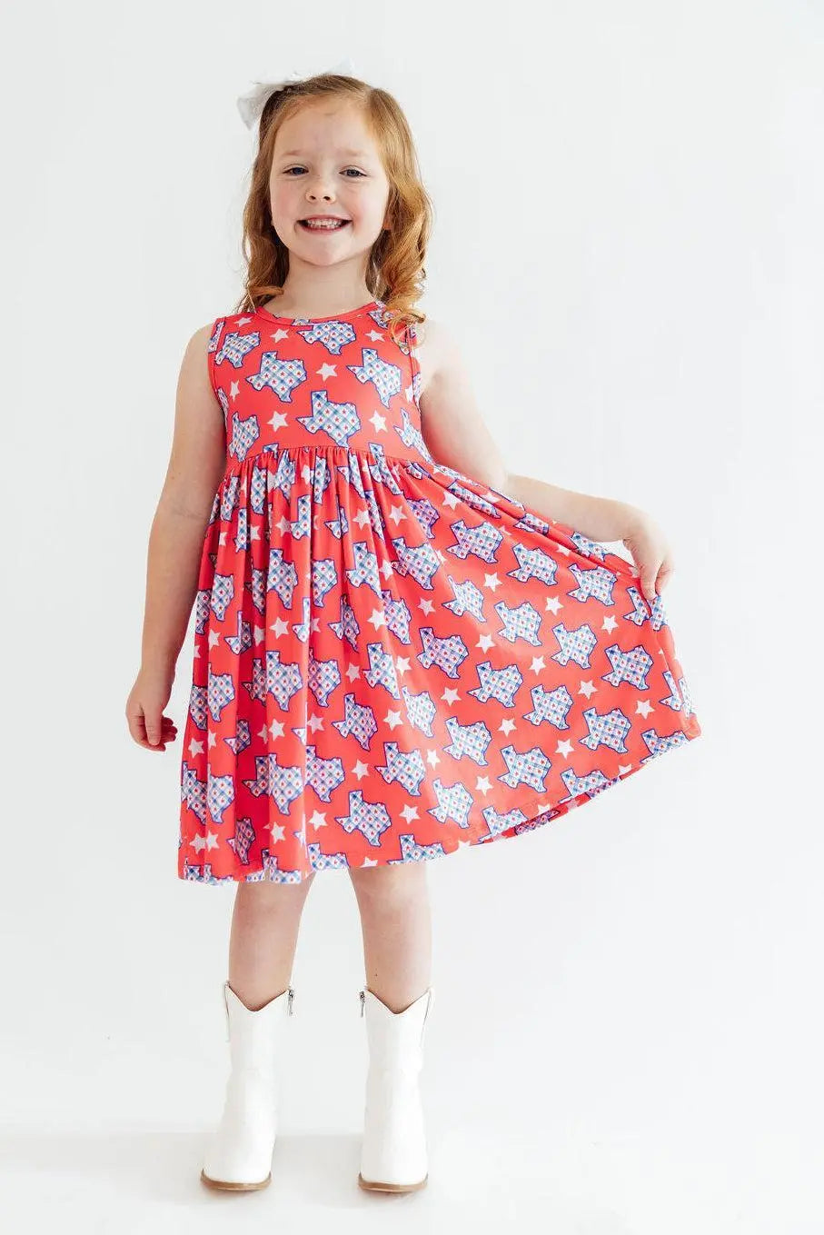 Mila & Rose ® Texas Pride Tank Twirl Dress - 