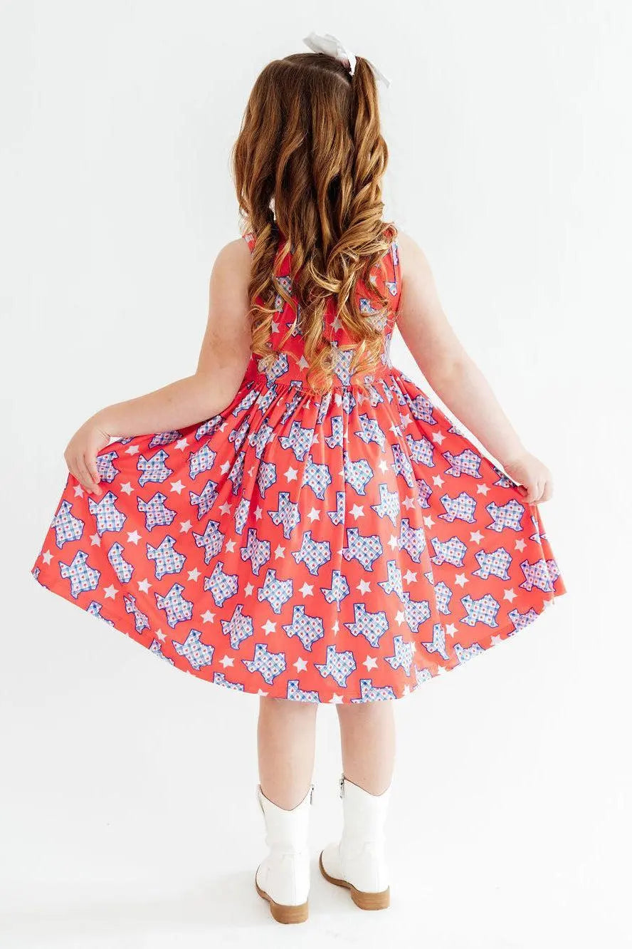 Mila & Rose ® Texas Pride Tank Twirl Dress - 